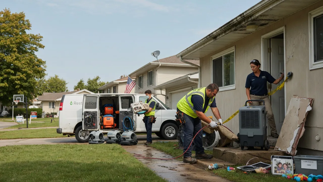 Water Damage Restoration in Bowlus, MN near me